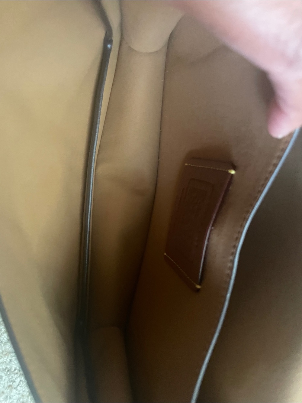 NWT Coach Suede Chain Tabby Shoulder Bag in Sand - Picture 17 of 17
